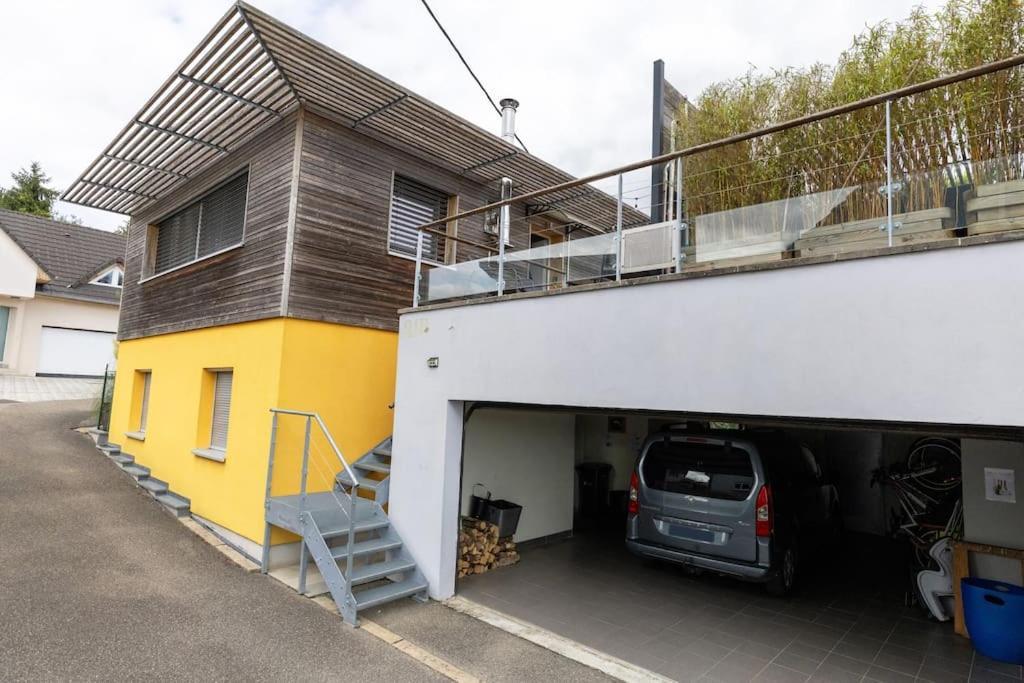 Agréable maison à la campagne Schlierbach Exterior foto